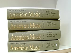 Bild des Verkufers fr The New Grove Dictionary of American Music zum Verkauf von Book Broker