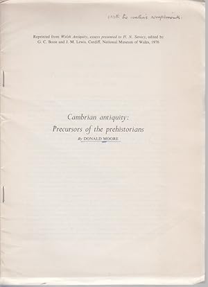 Cambrian antiquity: Precursors of the prehistorians. [From: Welsh Antiquity, 1976]. Essays presen...