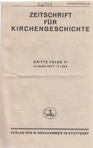 Die Acta exustionis antichristianorum Decretalium in deutscher Übersetzung. [Aus: Zeitschrift für...