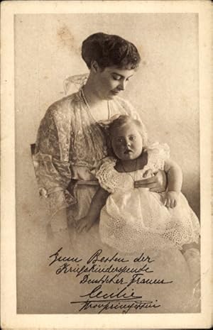 Bild des Verkufers fr Ansichtskarte / Postkarte Kronprinzessin Cecilie von Preuen, Prinzessin Alexandrine, Kriegskinder Spendentag 1916 zum Verkauf von akpool GmbH