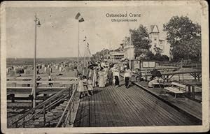 Bild des Verkufers fr Ansichtskarte / Postkarte Selenogradsk Ostseebad Cranz Ostpreuen, Uferpromenade zum Verkauf von akpool GmbH