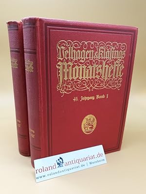 Imagen del vendedor de Velhagen und Klasings ; Monatshefte 41. Jahrgang ; Band 1+2 ; (2 Bnde) a la venta por Roland Antiquariat UG haftungsbeschrnkt