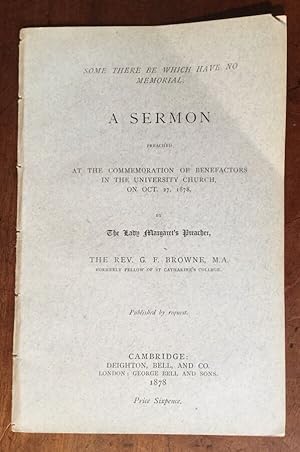 A Sermon preached at the Commemoration Of Benefactors, University Church Cambridge
