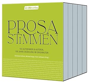Imagen del vendedor de Prosastimmen: 183 Autorinnen & Autoren, 100 Jahre Prosa im Originalton a la venta por artbook-service