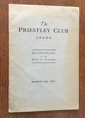 Bicentenary Of The Birth Of Priestley