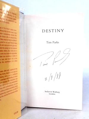 Imagen del vendedor de Destiny a la venta por World of Rare Books