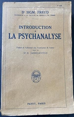 Introduction à la psychanalyse.