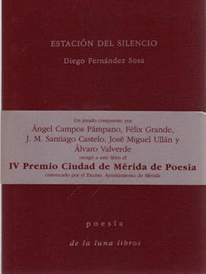 Imagen del vendedor de Estacin de silencio . a la venta por Librera Astarloa