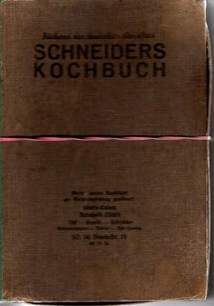 Bücherei der deutschen Hausfrau - Schneiders Kochbuch. 20 einzelne Hefte - Heft 11 Geflügel fehlt.