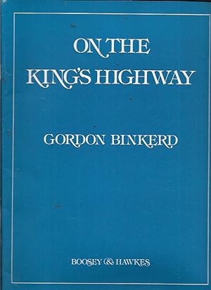 Imagen del vendedor de On the King's Highway: Cantata for Children's Chorus and Chamber Orchestra a la venta por Bookfeathers, LLC