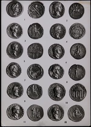 Twelve Caesars Postcard British Museum Coins