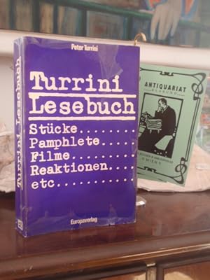 Bild des Verkufers fr Turrini Lesebuch. Stcke, Pamphlete, Filme, Reaktionen etc. zum Verkauf von Antiquariat Klabund Wien