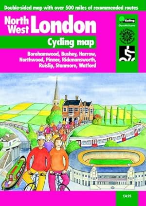 Imagen del vendedor de North West London Cycling Map (Cycle City Guides) a la venta por WeBuyBooks