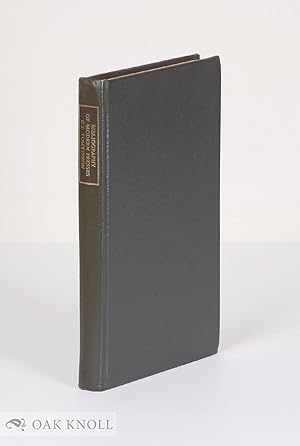 Image du vendeur pour SELECT BIBLIOGRAPHY OF THE PRINCIPAL MODERN PRESSES, PUBLIC AND PRIVATE IN GREAT BRITAIN AND IRELAND.|A mis en vente par Oak Knoll Books, ABAA, ILAB