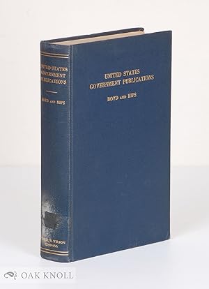 Seller image for UNITED STATES GOVERNMENT PUBLICATIONS for sale by Oak Knoll Books, ABAA, ILAB