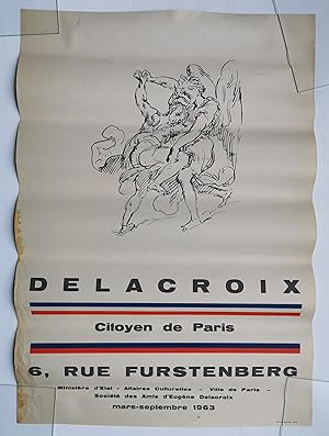 Affiche - DELACROIX Citoyen de PARIS 1963