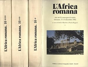 Bild des Verkufers fr L' Africa romana Vol. 1 - 2 - 3 Atti del X convegno di studio zum Verkauf von Biblioteca di Babele