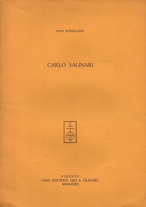 Bild des Verkufers fr Carlo Salinari zum Verkauf von Biblioteca di Babele