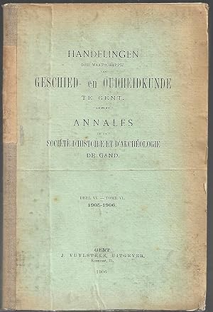 la Corporation des Peintres et Sculpteurs de GAND - ANNALES du CERCLE HISTORIQUE et ARCHÉOLOGIQUE...