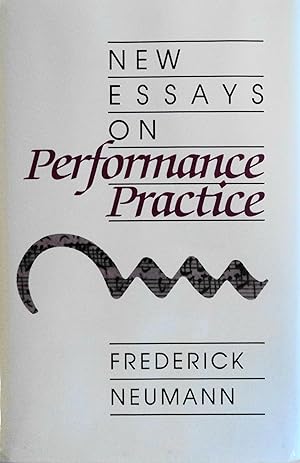 Seller image for New Essays on Performance Practice (Studies in Music, 108) for sale by School Haus Books