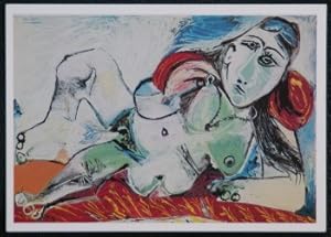 Bild des Verkufers fr Pablo Picasso Artist Postcard Nude Woman With Neclace zum Verkauf von Postcard Anoraks