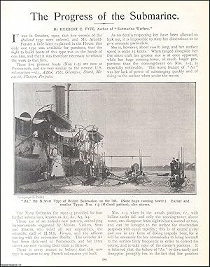 Imagen del vendedor de The Progress of the Submarine. An original article from the Review of Reviews, 1904. a la venta por Cosmo Books