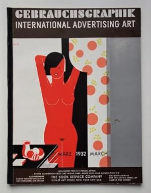 Bild des Verkufers fr Gebrauchsgraphik. International Advertising Art. Jg. 9. Heft 3, Mrz 1932. zum Verkauf von Querschnitt Antiquariat