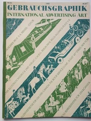 Imagen del vendedor de Gebrauchsgraphik. International Advertising Art. Jg. 9. Heft 5, Mai 1932. a la venta por Querschnitt Antiquariat