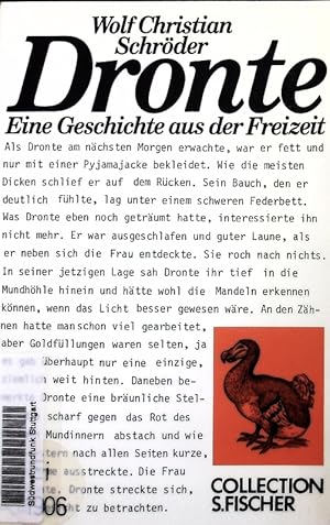 Seller image for Dronte. Eine Geschichte aus der Freizeit. for sale by Antiquariat Bookfarm