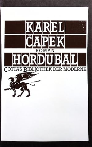 Seller image for Hordubal. Roman. for sale by Antiquariat Bookfarm
