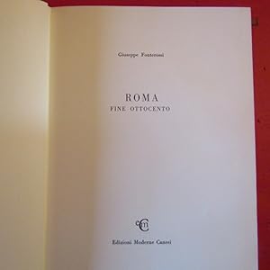 Imagen del vendedor de Roma Fine Ottocento a la venta por Antonio Pennasilico