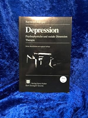 Seller image for Depression: Psychophysische und soziale Dimension - Therapie Psychophysische und soziale Dimension - Therapie for sale by Antiquariat Jochen Mohr -Books and Mohr-