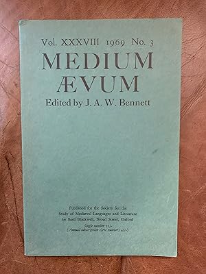 The Lament of the Old Woman of Beare: A Critical Evaluation Aevum VOL. XXXVIII, No. 3 1969