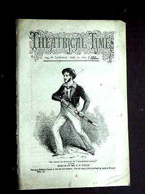 Theatrical Times, No 71. September 11, 1847. Lead Article & Picture - Memoir of Mr Thomas Potter ...