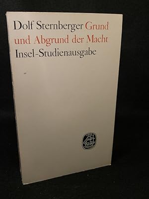 Bild des Verkufers fr Grund und Abgrund der Macht: Kritik der Rechtmigkeit heutiger Regierungen. zum Verkauf von ANTIQUARIAT Franke BRUDDENBOOKS