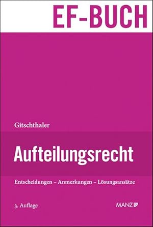 Immagine del venditore per Aufteilungsrecht venduto da BuchWeltWeit Ludwig Meier e.K.