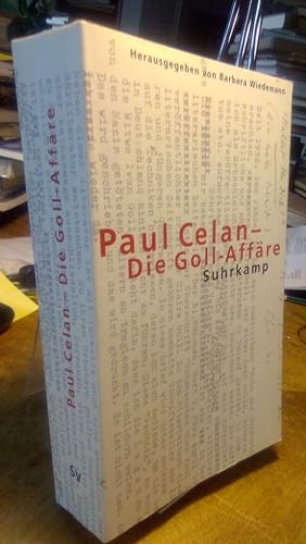 Imagen del vendedor de Paul Celan - Die Goll-Affre. Dokumente zu einer 'Infamie'. a la venta por Antiquariat Thomas Nonnenmacher