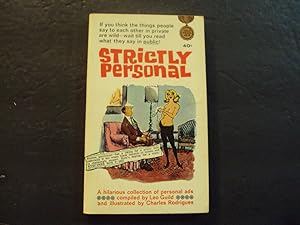 Strictly Personal pb Leo Guild 1st Print 1st ed 1/64 Fawcett