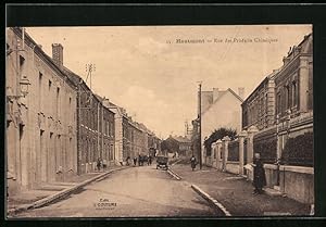 Carte postale Hautmont, Rue des Produits Chimiques