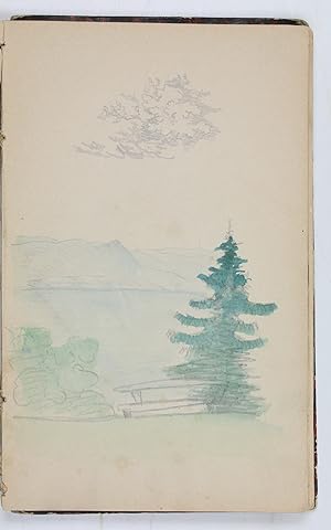 Seller image for Autograph sketchbook. for sale by Antiquariat INLIBRIS Gilhofer Nfg. GmbH