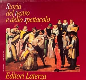 Image du vendeur pour STORIA DEL TEATRO E DELLO SPETTACOLO: TEATRO E SPETTACOLO NEL MEDIOEVO, TEATRO E SPETTACOLO NEL RINASCIMENTO, TEATRO E SPETTACOLO NEL SEICENTO, TEATRO E SPETTACOLO NEL SETTECENTO, TEATRO E SPETTACOLO NEL PRIMO OTTOCENTO, TEATRO E SPETTACOLO NEL SECONDO OTTOCENTO, TEATRO E SPETTACOLO NEL PRIMO NOVECENTO, TEATRO E SPETTACOLO NEL SECONDO NOVECENTO, TEATRO E SPETTACOLO FRA ORIENTE E OCCIDENTE. (9 VOLUMI) mis en vente par CivicoNet, Libreria Virtuale