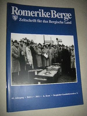 Bild des Verkufers fr Romerike Berge. 61. Jahrgang, Heft 1, 2011 zum Verkauf von Versandantiquariat Rainer Kocherscheidt