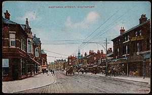 Southport Vintage 1906 Postcard Eastbank Street
