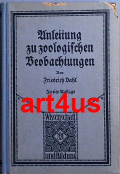 Bild des Verkufers fr Anleitung zu zoologischen Beobachtungen. Wissenschaft und Bildung ; 61 zum Verkauf von art4us - Antiquariat