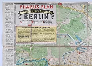 Pharus-Plan Berlin. Fahrtfinder-Ausgabe. (Ohne Maßstab).