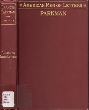 Seller image for Francis Parkman American Men of Letters for sale by Americana Books, ABAA