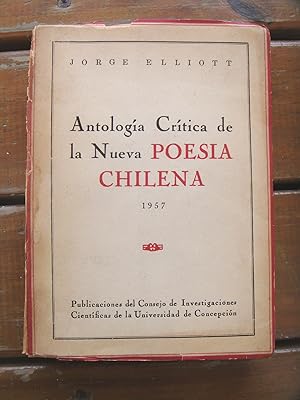 Seller image for ANTOLOGIA DE LA NUEVA POESIA CHILENA. for sale by Cabalgando en un Silbido