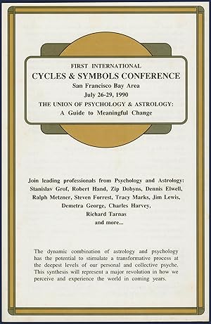 Brochure/Program: Cycles & Symbols Conference (First International Conference, 1990)