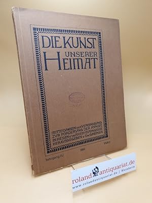 Imagen del vendedor de Die Kunst unserer Heimat ; Jahrgang IV ; Heft 2 a la venta por Roland Antiquariat UG haftungsbeschrnkt