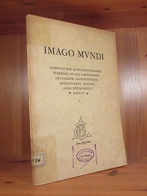 Imagen del vendedor de Imago Mundi. Jahrbuch der alten Kartographie / Yearbook of Old Cartographie. Anno MCMXXXV (1935). a la venta por Das Konversations-Lexikon